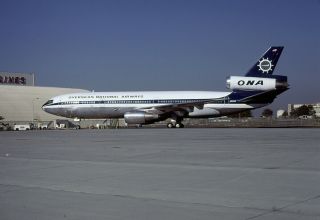 Overseas National Airways,  Douglas Dc - 10,  N1034f,  In 1978,  Slide