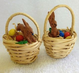 2 Cute Small Vintage Made In Germany Easter Baskets