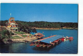 Lake Of The Ozarks Missouri Mo Vintage Postcard Anchor Inn And Links Landing