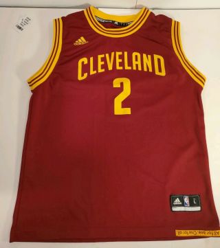 Kyrie Irving Cleveland Cavaliers Nba Jersey Adidas Youth Size Large 14 - 16 Euc