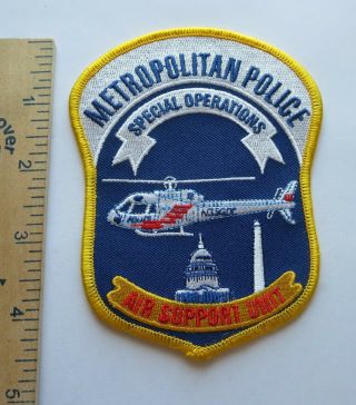 Washington Dc Metropolitan Police Patch Air Support Unit Special Operations