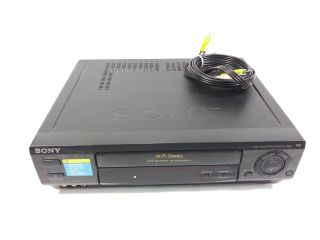 Sony Vcr Vhs Player Recorder 4 Head Hi Fi Slv - 688hf No Remote Z03m