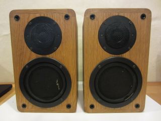 Vintage Phase Technology Phase Tech Pc60 Speakers - Need Refoam - Made In Usa