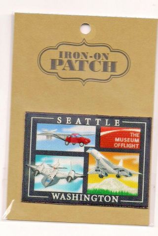 Museum Of Flight Boeing Seattle Washington Souvenir Patch
