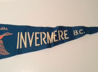 Invermere B.  C.  Canada Vintage 1950 - 60 ' s Duck Themed 20 