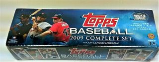 2009 Topps Baseball Hobby Factory Set Complete Box Set Bonus Rookie Packs