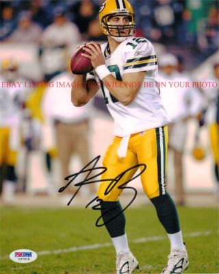 Aaron Rodgers Signed Auto Autographed 8x10 Rp Photo Green Bay Packers