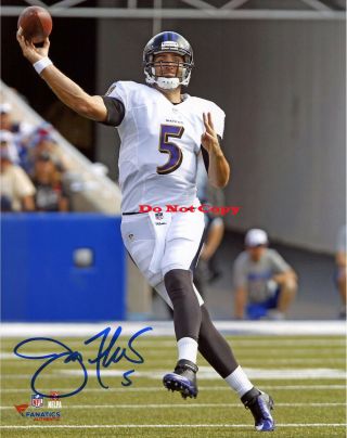 Joe Flacco Baltimore Ravens Autographed Signed 8x10 Photo Reprint