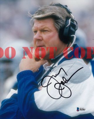 Jimmy Johnson Signed 8x10 Photo Autographed Dallas Cowboys Reprint