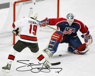 Steve Yzerman 2002 Team Canada Hockey Signed Photo Autograph Reprint
