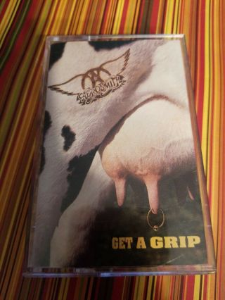 Vintage Aerosmith Get A Grip Vintage Cassette Tape Case Cryin
