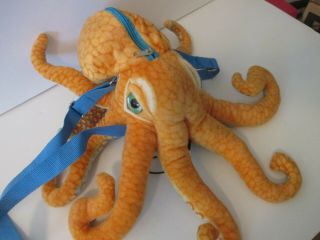 Sea World Octopus Orange Plush 2017 Child 