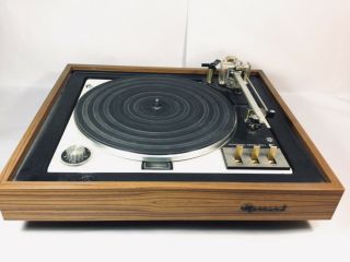 Garrard Zero 100c Turntable Record Player Vintage Audio Elliptical Needle Arm