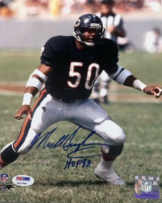 Mike Singletary Chicago Bears Autographed Signed 8x10 Photo Rp