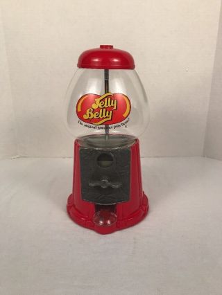 Vintage Jelly Belly Coin Operated Jelly Bean Candy Dispenser,  Metal & Glass