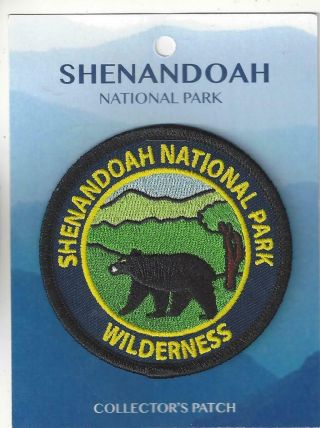 Shenandoah National Park Wilderness Souvenir Virginia Patch
