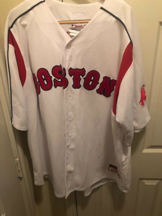 Mens Majestic Authentic Curt Schilling Boston Red Sox Baseball Jersey Large Xxxl