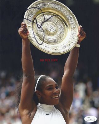Serena Williams Signed Tennis 8x10 Photo Wimbledon Autograph Reprint