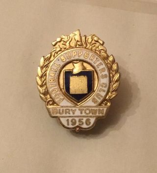 A Vintage Bury Town Supporters Club Badge