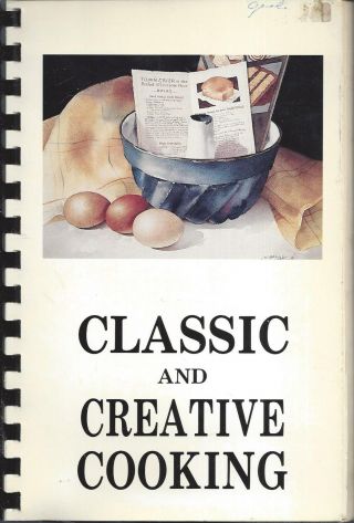 Columbus Ne 1988 Federated Church Cook Book Classic & Creative Cooking Nebraska