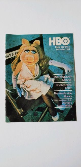 Vintage Hbo Guide Movie Promo 23 Close Encounters The Muppet Disney Snow White