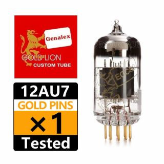 1pc Genalex Gold Lion 12au7 Gold Pins Vacuum Tube Ecc82 Valve Tube