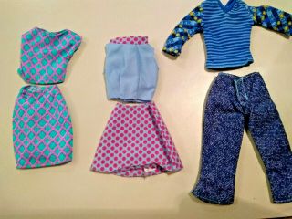 Barbie Clothes Fashion Favorites X 2 & Joe Boxer From Gift Set Dots Skirt & Top