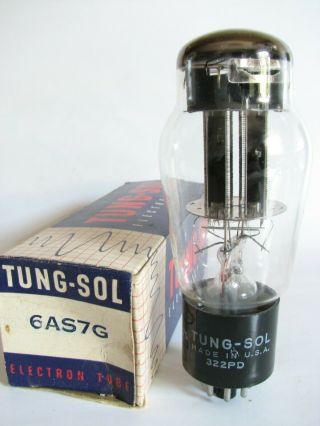 One Tung - Sol 6as7g Tube - Old Stock / (eia/date Codes: 322pd)