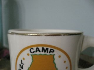 VTG Boy Scout Mug Gold Rim Restaurant Style Camp Baird LNC Bear 2