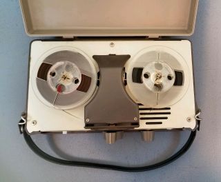 Vintage 1960 ' s Aiwa Reel To Reel Tape Recorder Model TP - 32A 2