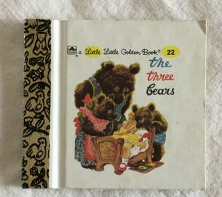 Vintage Mini Little Little Golden Book - The Three Bears