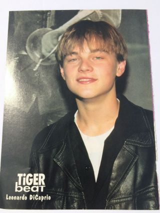 VTG 90s ' PINUP Jonathan Taylor Thomas,  Leonardo DiCaprio Tiger Teen Mag 1 PAGE 2