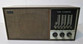 Fisher 100 Fm Microceiver Radio W/ Tune - O - Matic Presets - Vintage Collectable