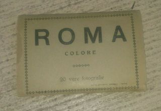 Vintage Rome - 20 Color Photographs - 20 Vere Fotografie Prima Serie Souvenir