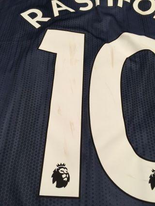 Marcus Rashford Manchester United Match Worn Shirt Jersey Unwashed Team 3