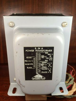Triad R - 24 A Power Transformer For Vintage Vacuum Tube Amplifier Price Cut