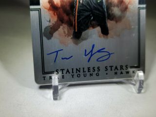 Trae Young 2018 - 19 Impeccable Stainless Stars RC Auto Metal 1/99 No refunds 2