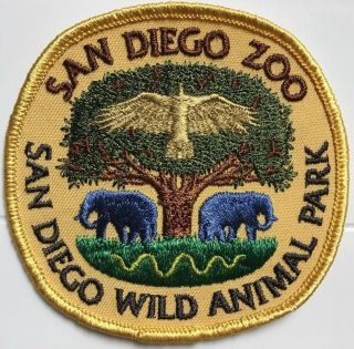 San Diego Zoo Wild Animal Park California CA Souvenir Embroidered Patch Badge 2