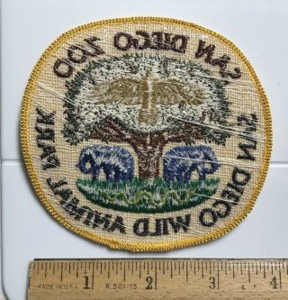 San Diego Zoo Wild Animal Park California CA Souvenir Embroidered Patch Badge 3