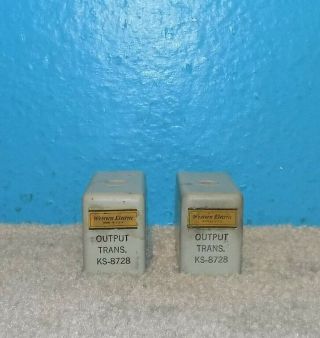 2 Western Electric Ks - 8728 Output Transformers