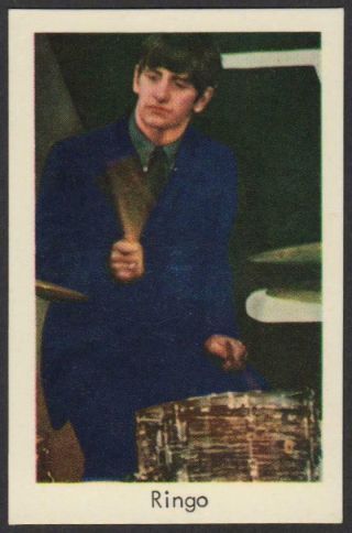 The Beatles - Ringo Starr - 1965 - 67 Vintage Swedish Pop Stars Set Gum Card