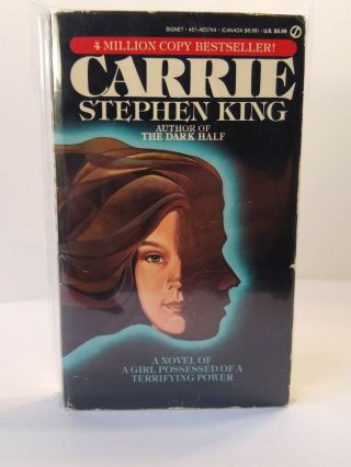Carrie By Stephen King Signet Vintage 1988 Reprint Paperback