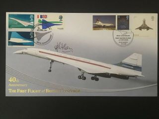 40th Anniversary Of The First Flight Of The British Concorde.  Only 110 Signed