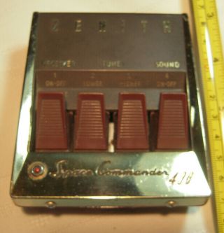 Vintage Zenith Space Commander 400 Four Button Television Remote Control