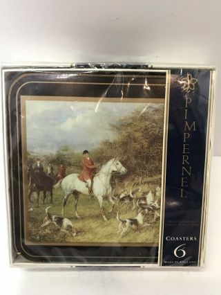 Vintage Pimpernel Tally Ho Coasters Made in England - Package 2