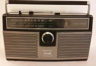 Panasonic 8 Track Stereo Boombox Rs - 836a - Am/fm - And - Wth Cord