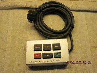 Teac Rc - 120 Wired Remote Control For Reel To Reel