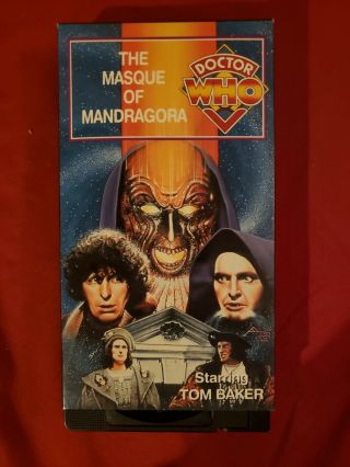 Vintage 1994 Doctor Who - The Masque Of Mandragora Vhs Video Cassette