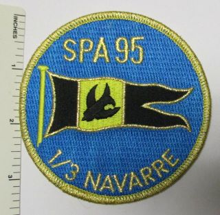 French Air Force Spa 95 1/3 Navarre Patch Vintage France Armee De L 