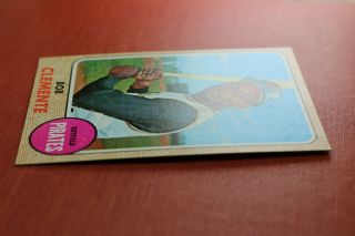 ∎ 1968 TOPPS baseball card ROBERTO CLEMENTE 150 SHARP CARD 3